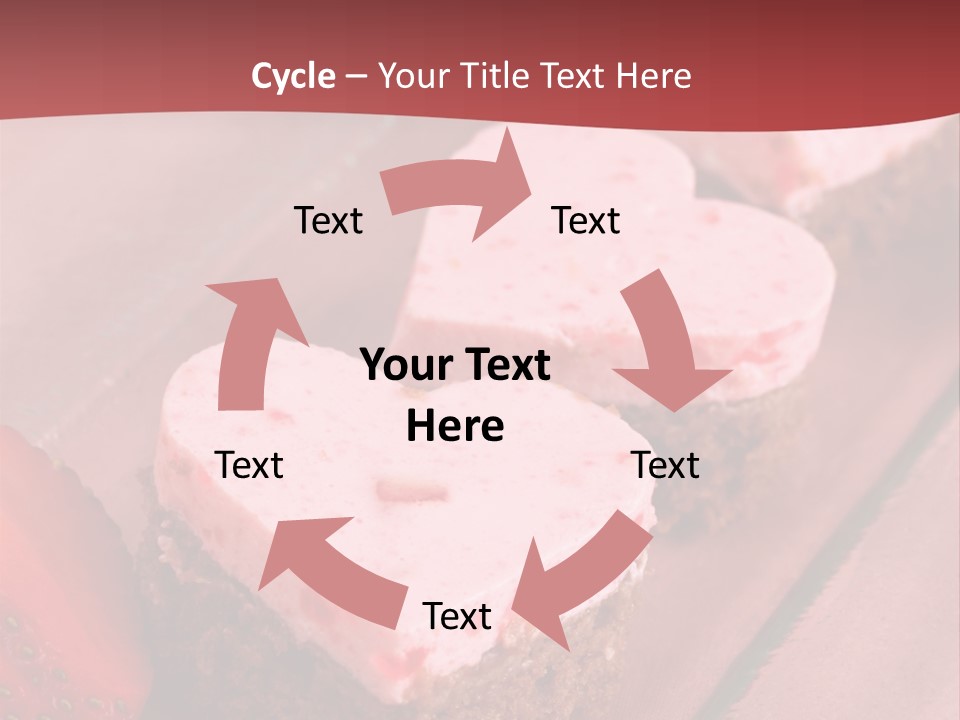 Shape Valentine Red PowerPoint Template