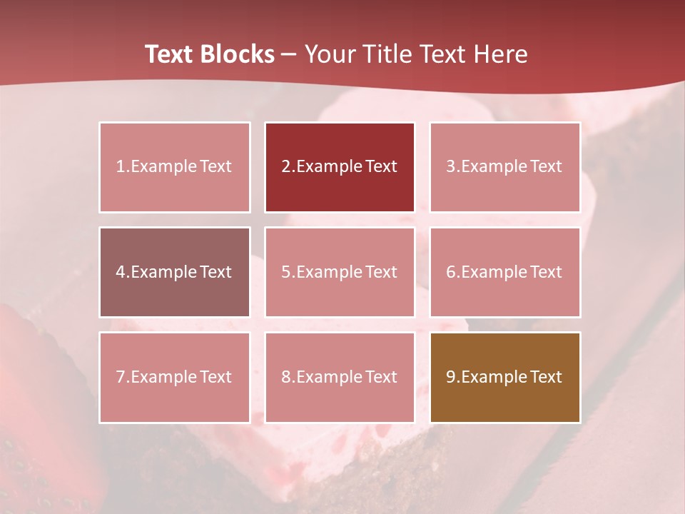 Shape Valentine Red PowerPoint Template