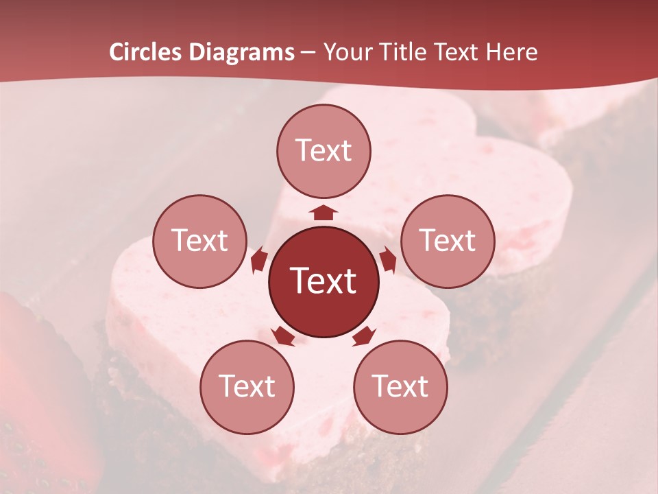 Shape Valentine Red PowerPoint Template