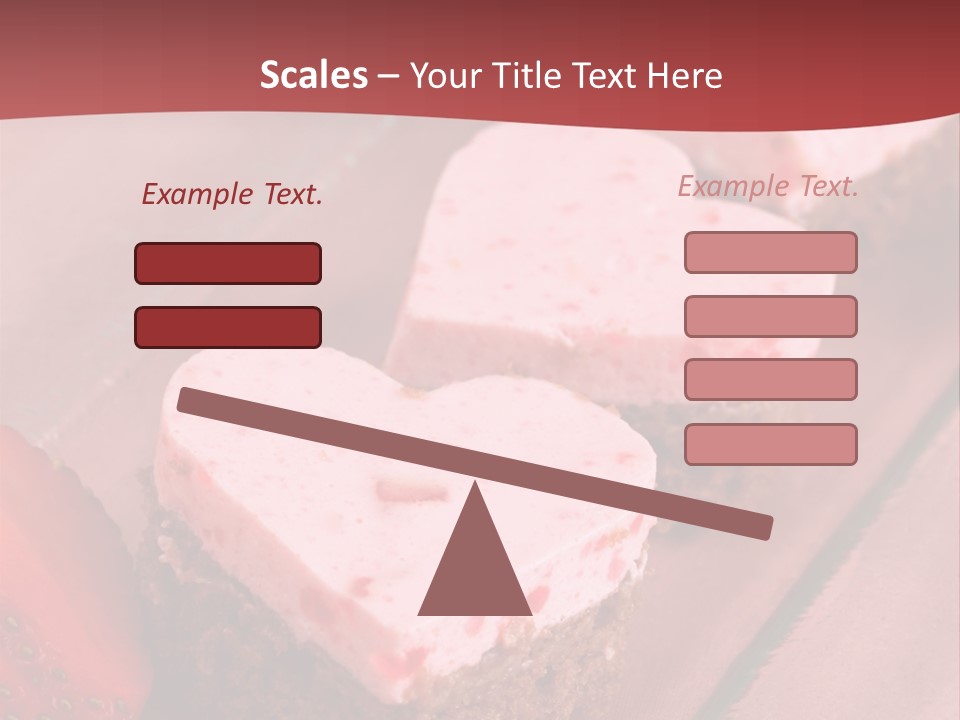 Shape Valentine Red PowerPoint Template