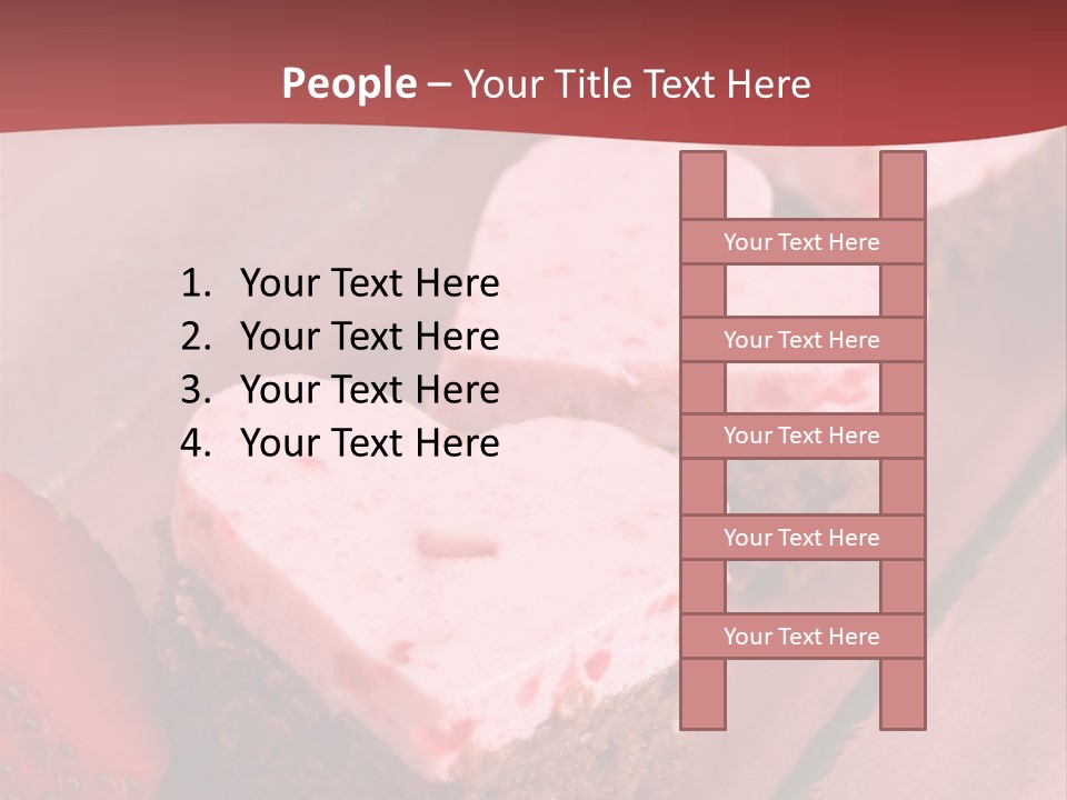 Shape Valentine Red PowerPoint Template