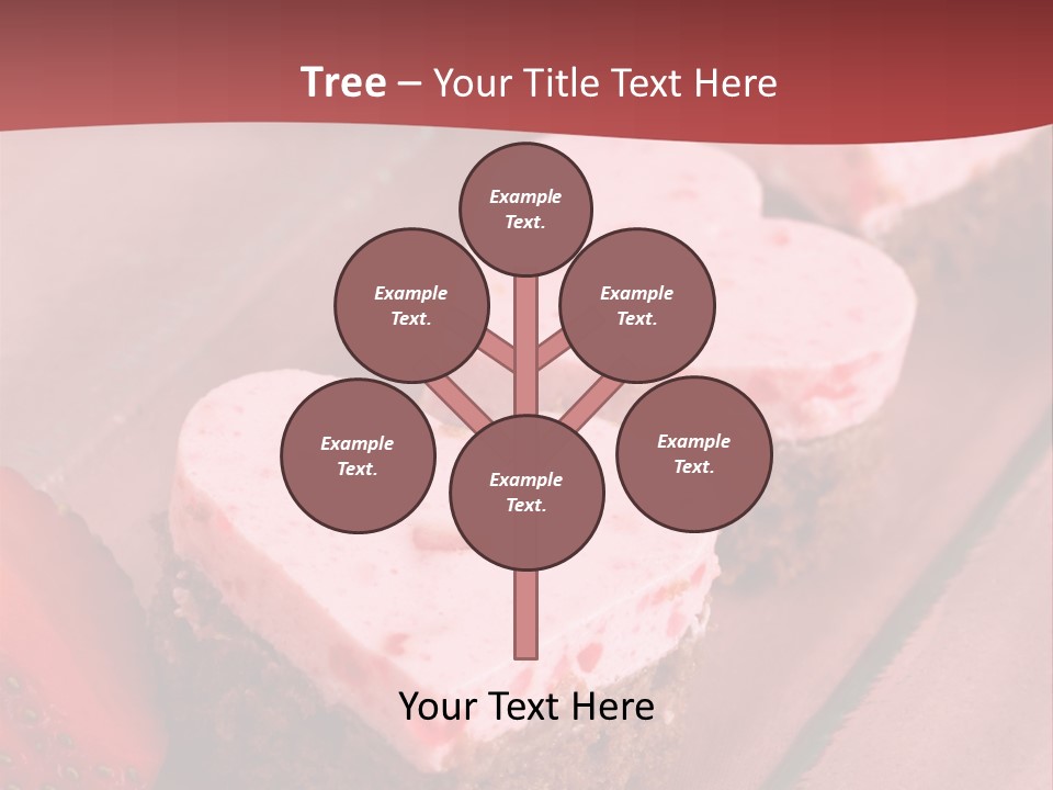 Shape Valentine Red PowerPoint Template