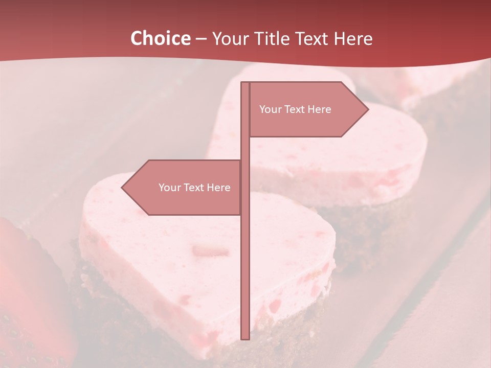 Shape Valentine Red PowerPoint Template