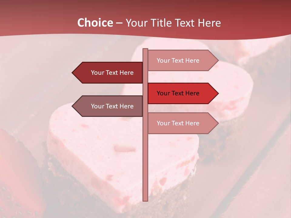 Shape Valentine Red PowerPoint Template