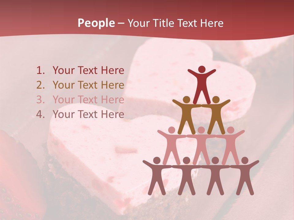 Shape Valentine Red PowerPoint Template