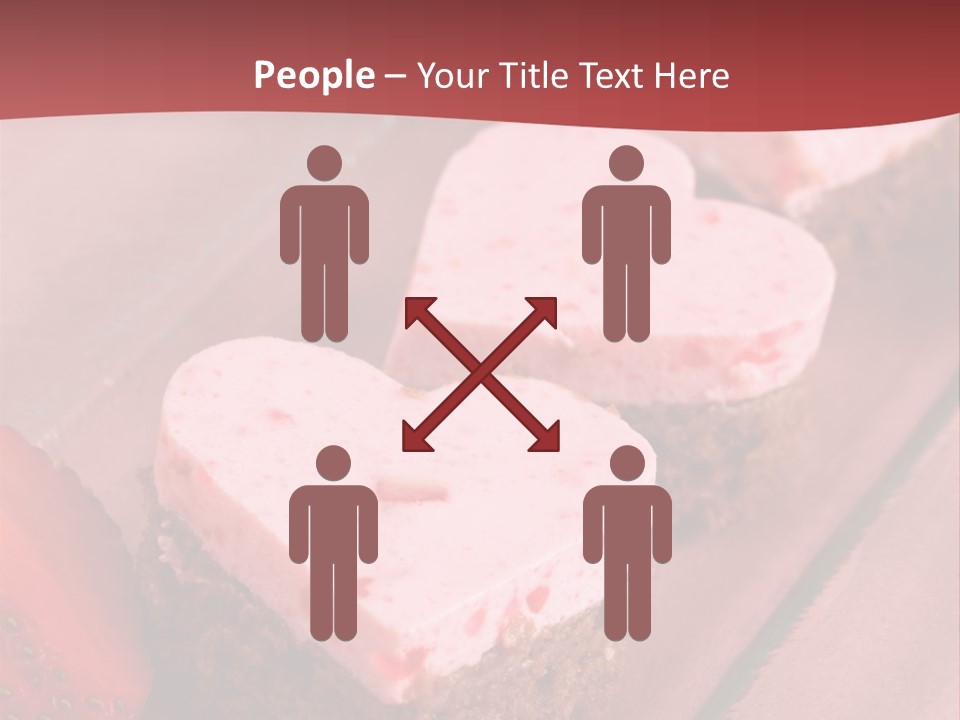 Shape Valentine Red PowerPoint Template