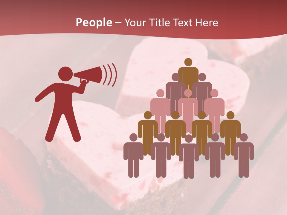 Shape Valentine Red PowerPoint Template