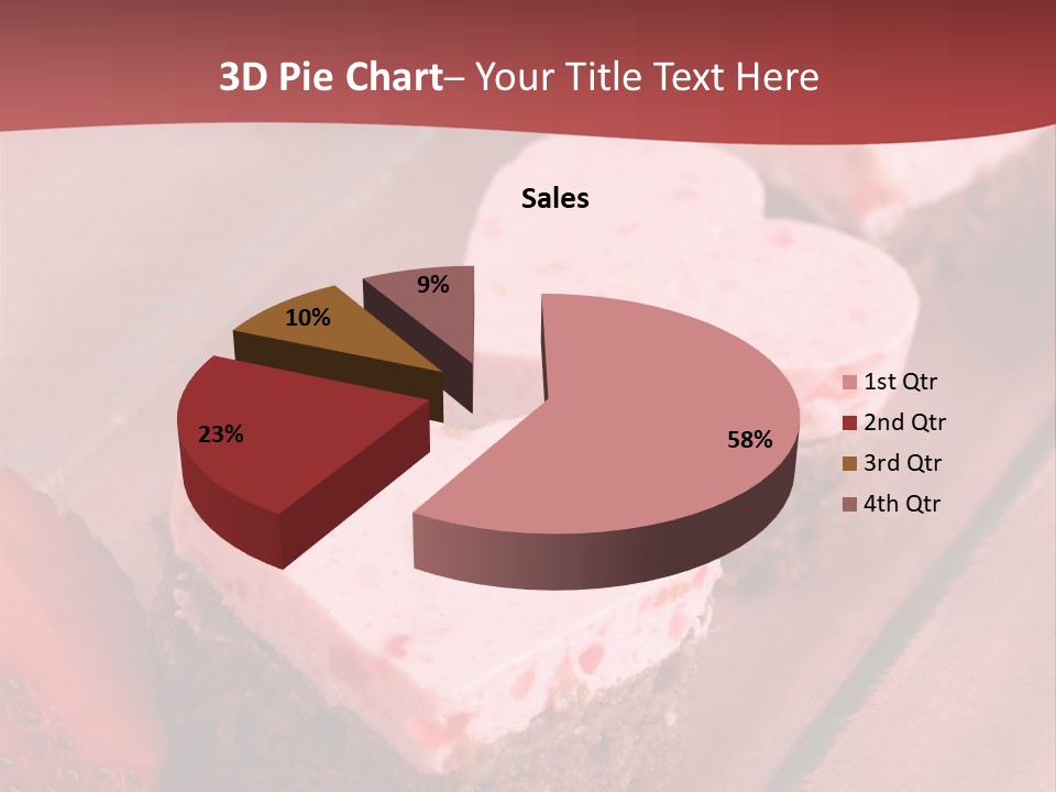 Shape Valentine Red PowerPoint Template