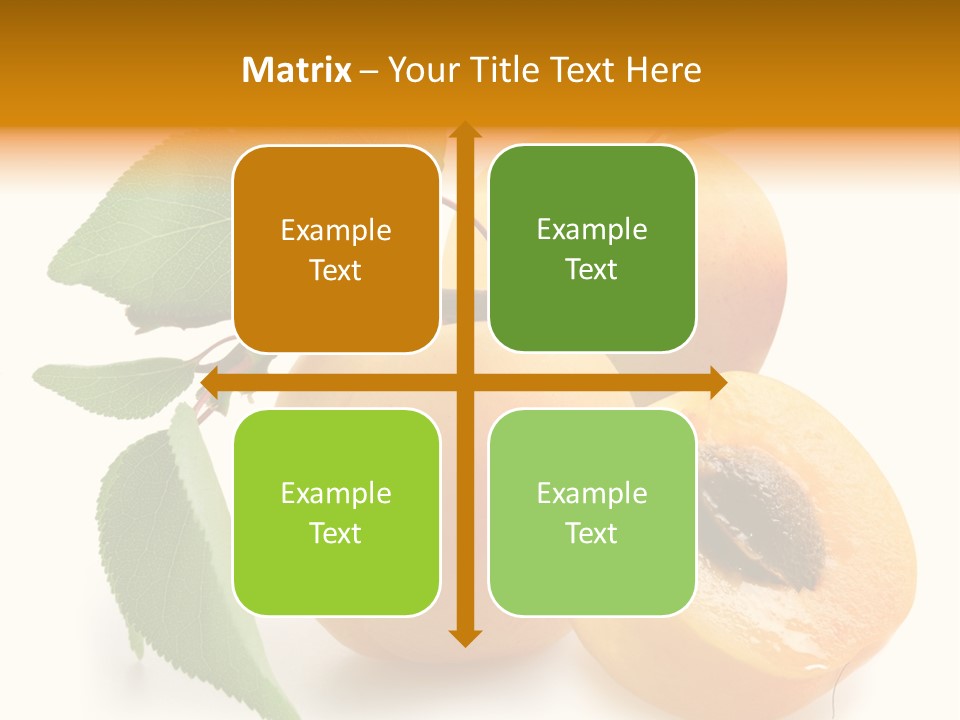 Group White Apricot PowerPoint Template