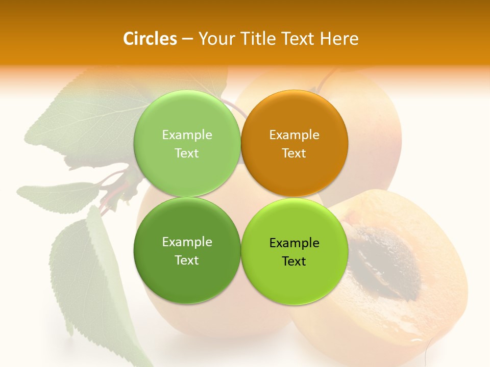 Group White Apricot PowerPoint Template