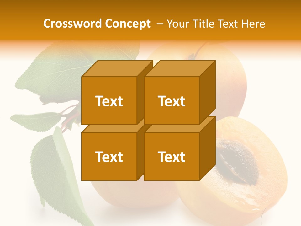 Group White Apricot PowerPoint Template
