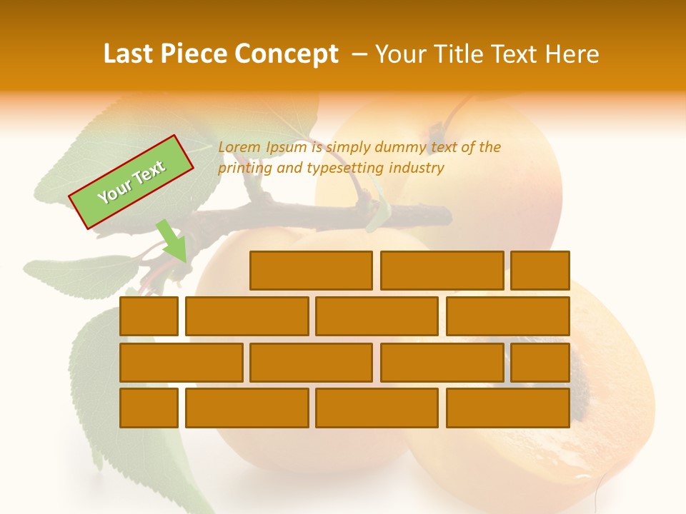 Group White Apricot PowerPoint Template