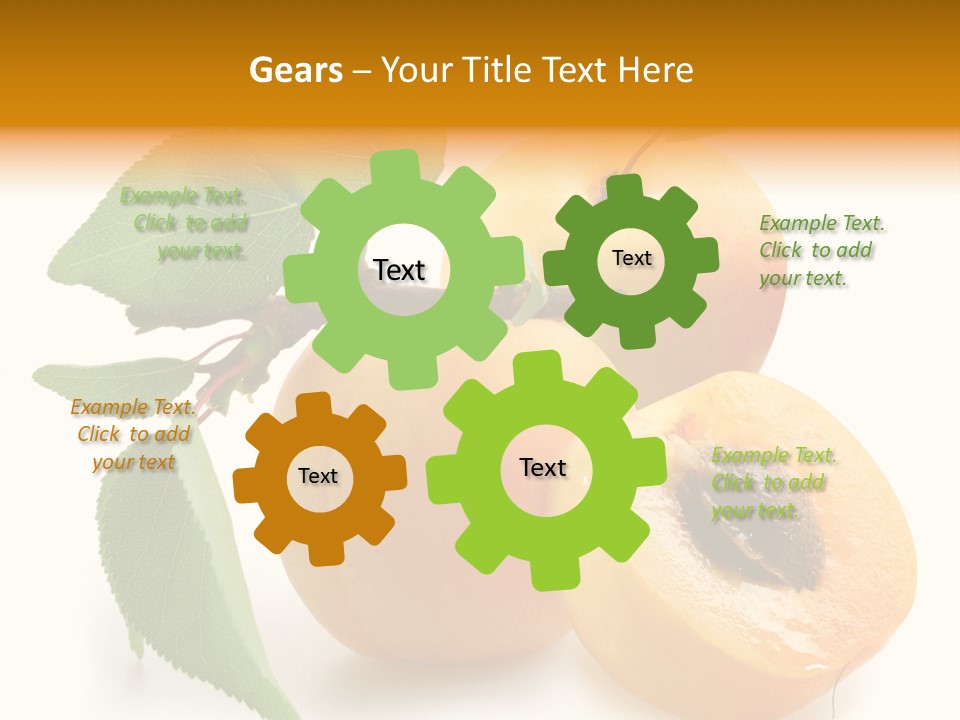 Group White Apricot PowerPoint Template