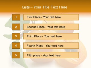 Group White Apricot PowerPoint Template