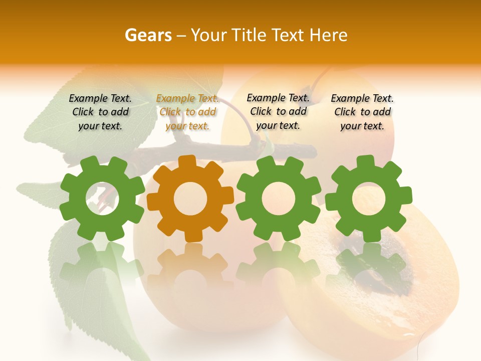 Group White Apricot PowerPoint Template