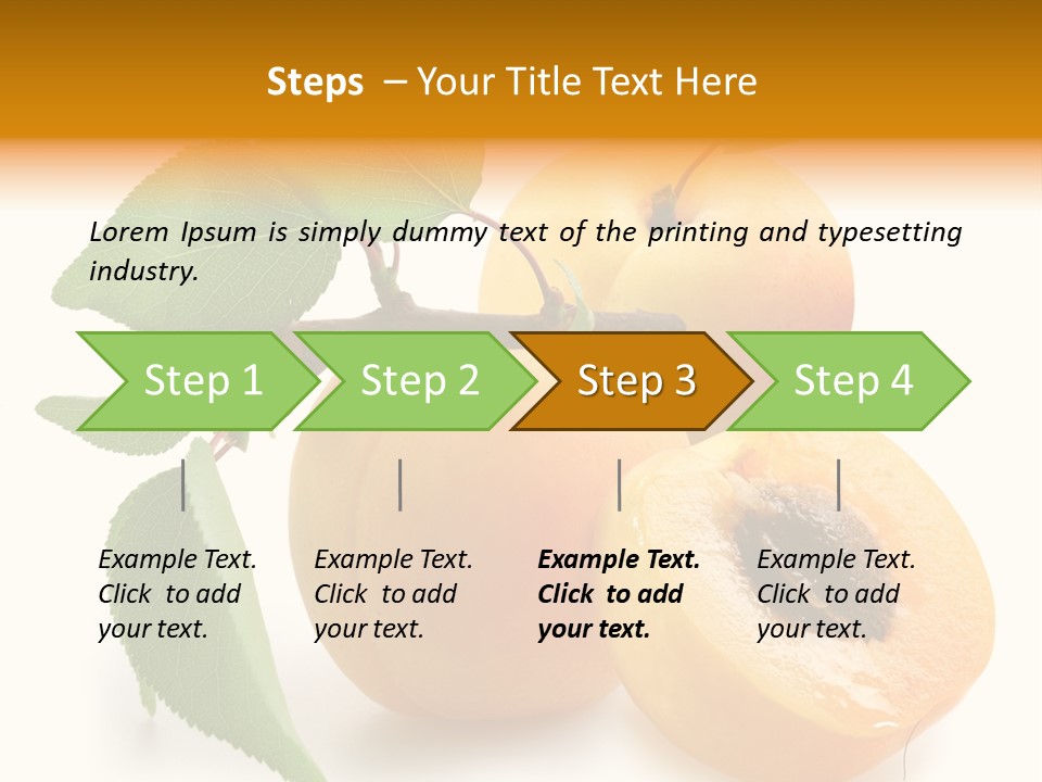 Group White Apricot PowerPoint Template