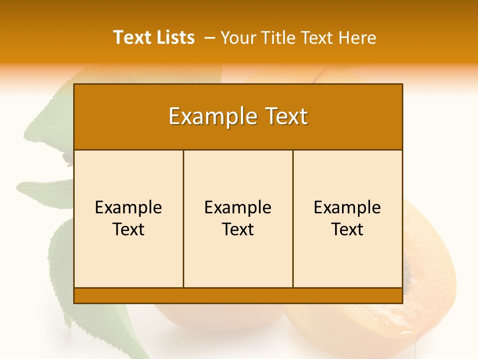 Group White Apricot PowerPoint Template