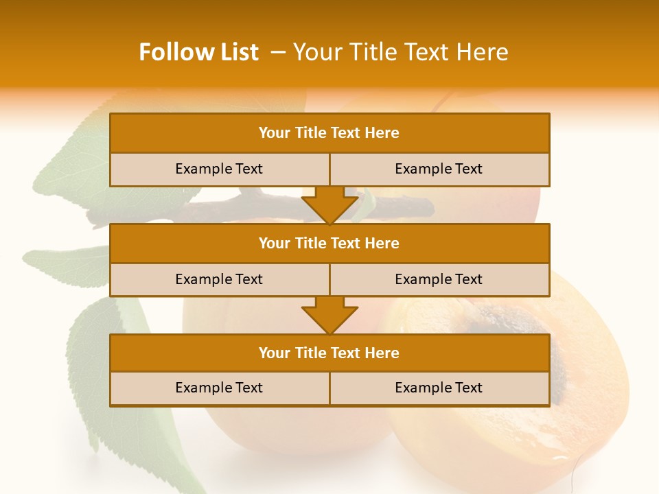 Group White Apricot PowerPoint Template