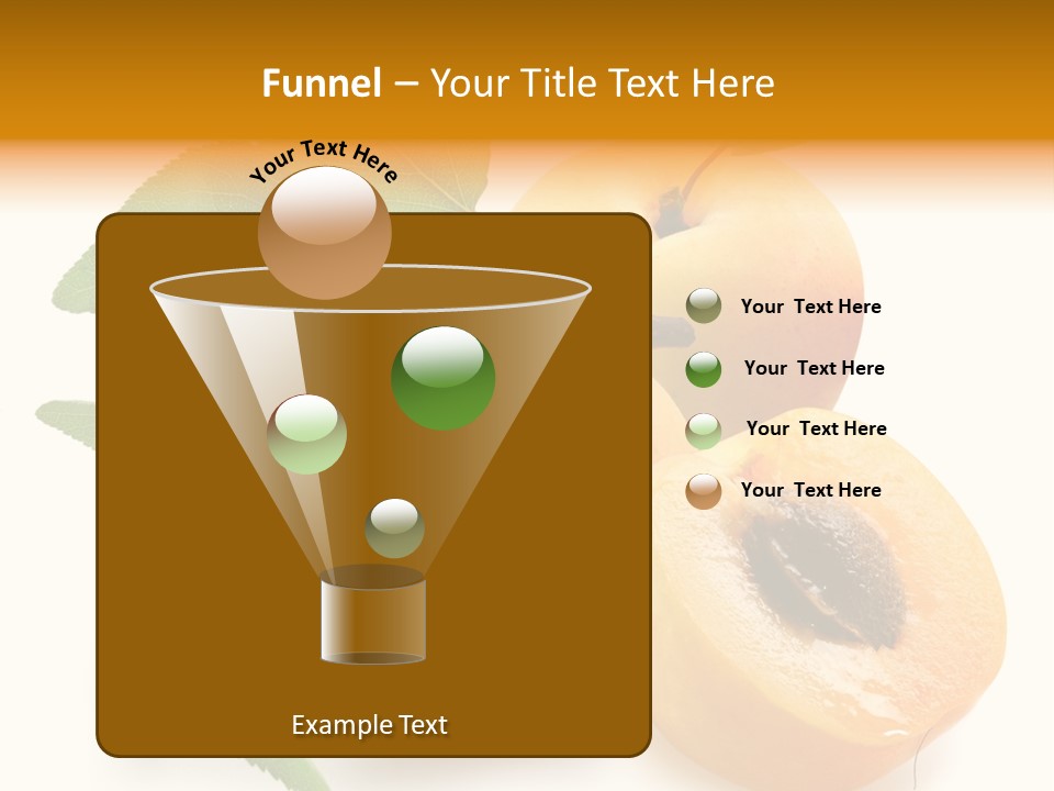 Group White Apricot PowerPoint Template