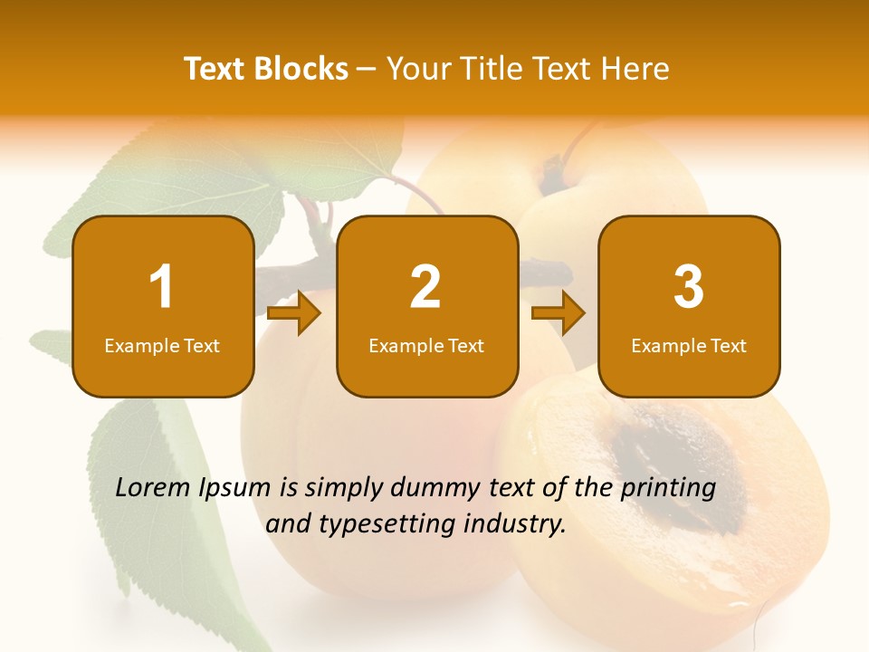 Group White Apricot PowerPoint Template