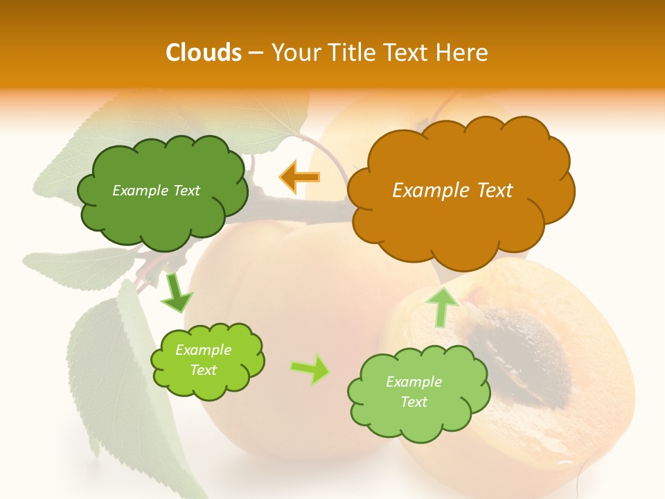 Group White Apricot PowerPoint Template