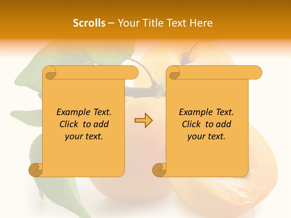 Group White Apricot PowerPoint Template