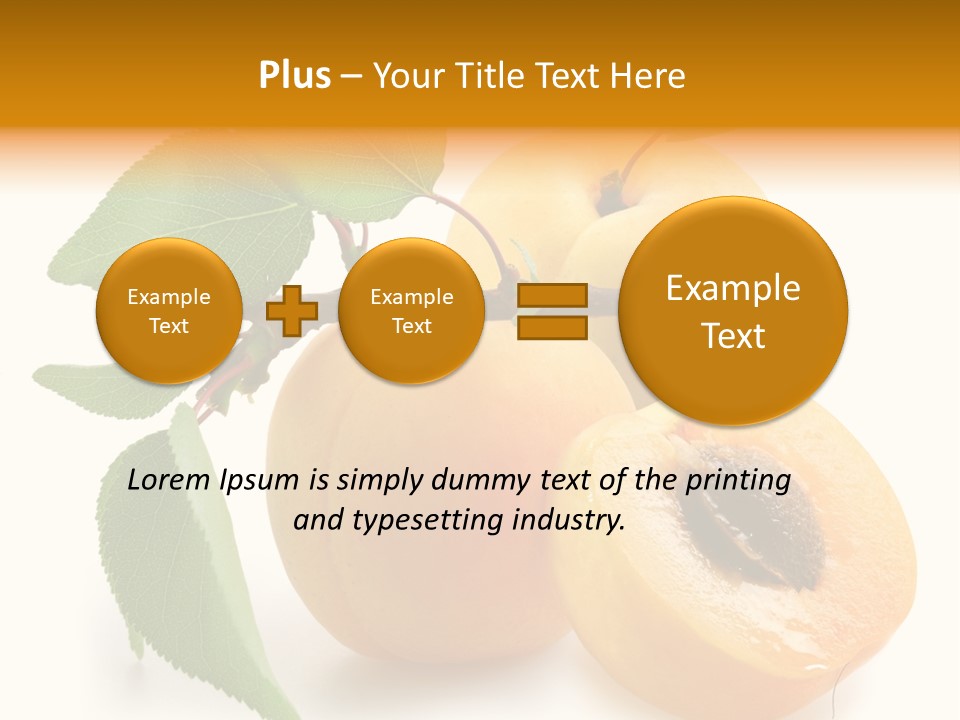 Group White Apricot PowerPoint Template