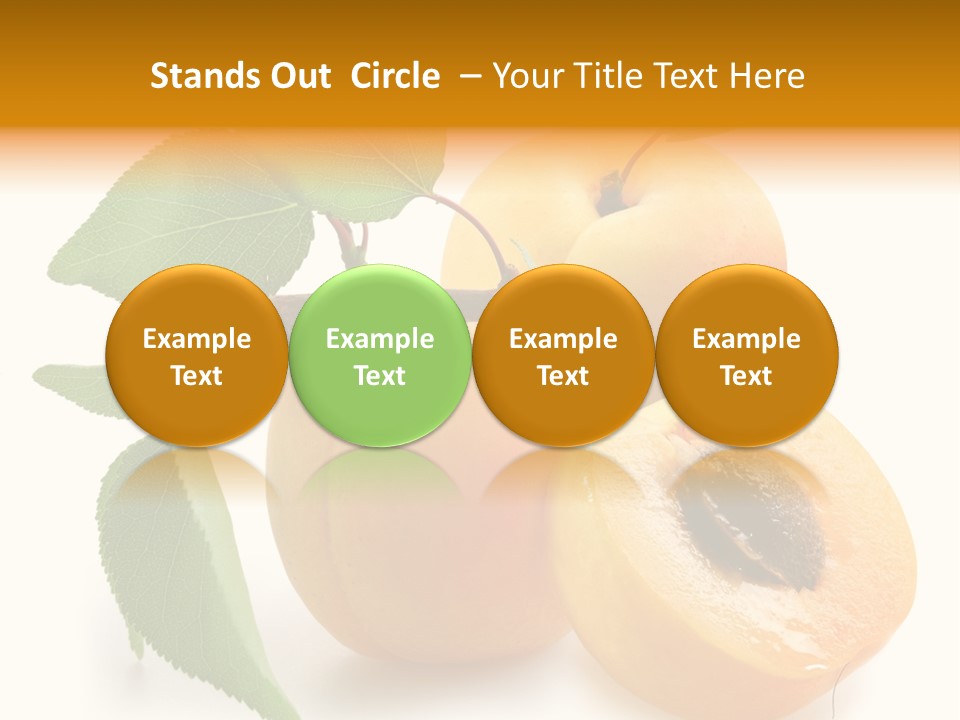 Group White Apricot PowerPoint Template