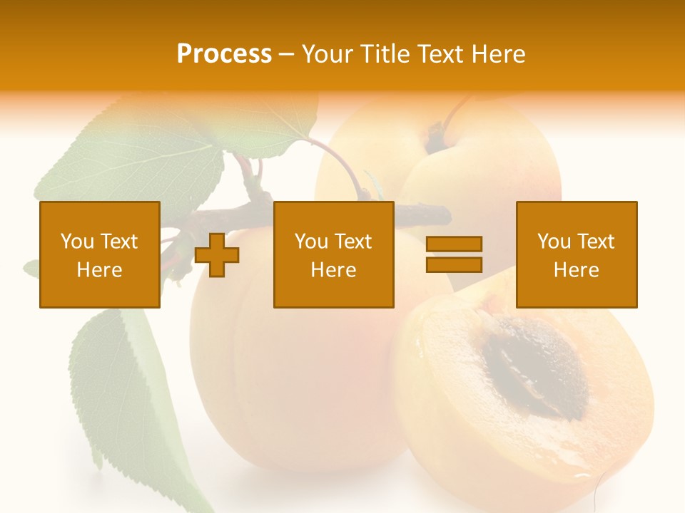 Group White Apricot PowerPoint Template