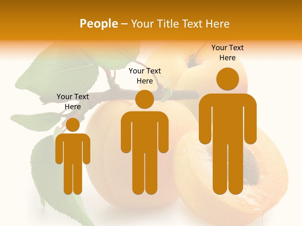 Group White Apricot PowerPoint Template