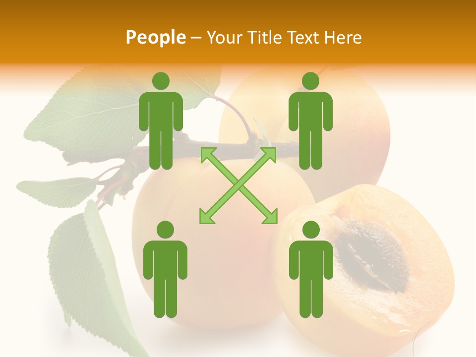 Group White Apricot PowerPoint Template