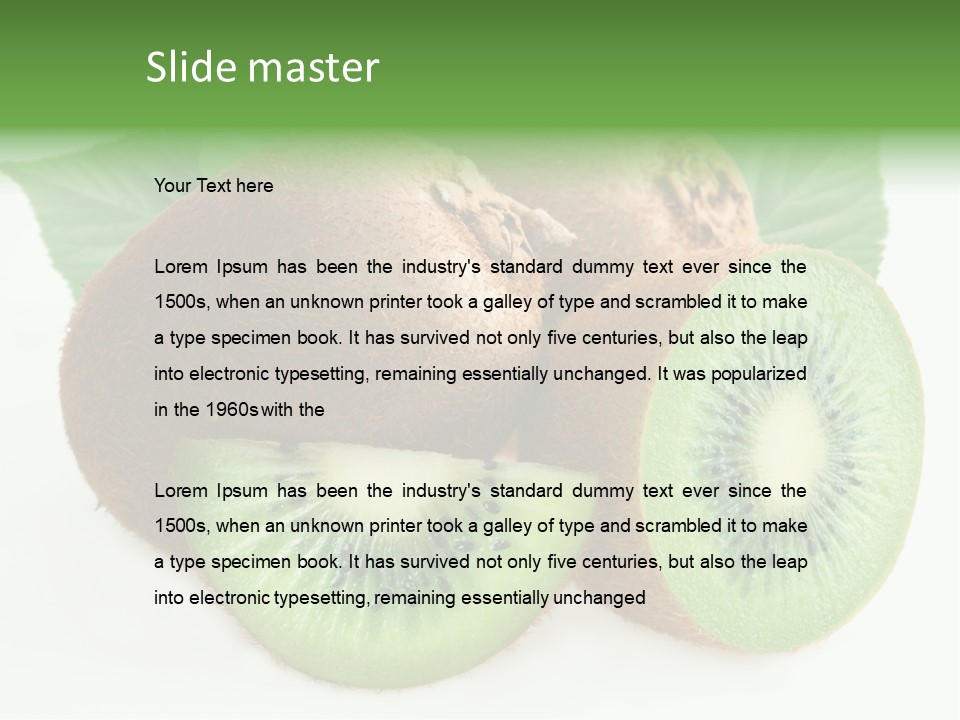 Healthy Fruit Sweet PowerPoint Template