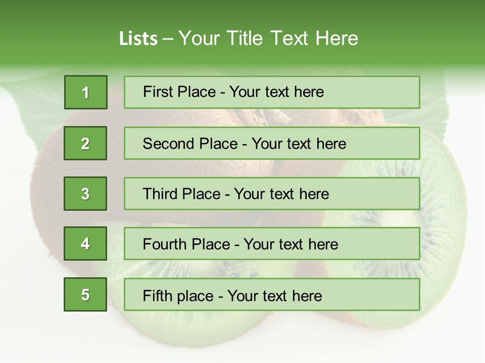 Healthy Fruit Sweet PowerPoint Template
