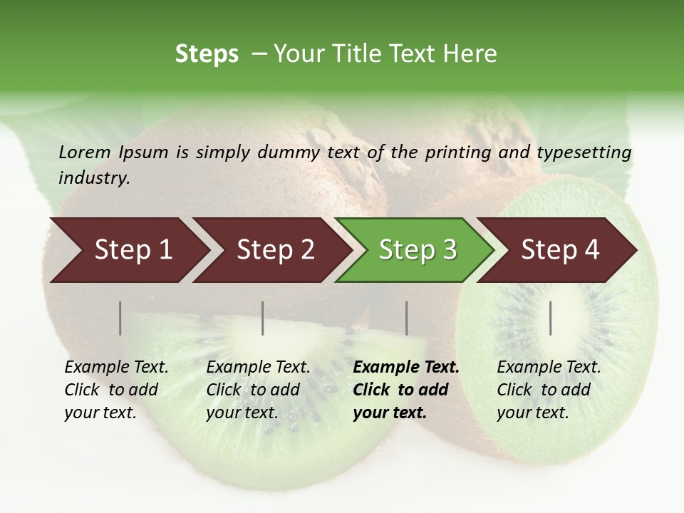 Healthy Fruit Sweet PowerPoint Template