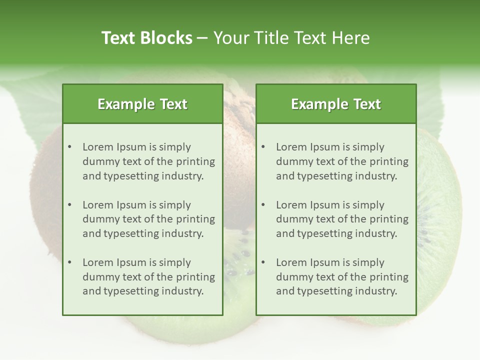 Healthy Fruit Sweet PowerPoint Template