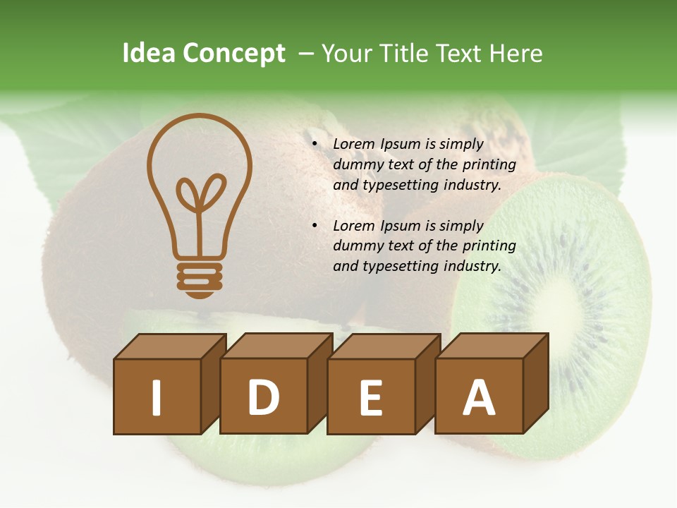 Healthy Fruit Sweet PowerPoint Template