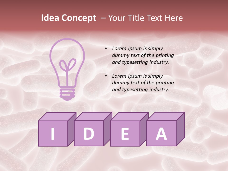 Macro Design Illustration PowerPoint Template