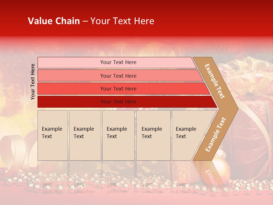 Holiday Gold Golden PowerPoint Template