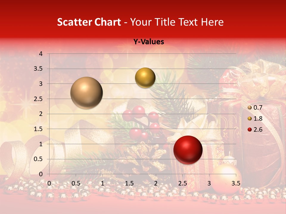 Holiday Gold Golden PowerPoint Template