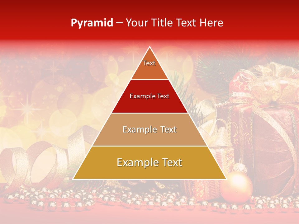 Holiday Gold Golden PowerPoint Template