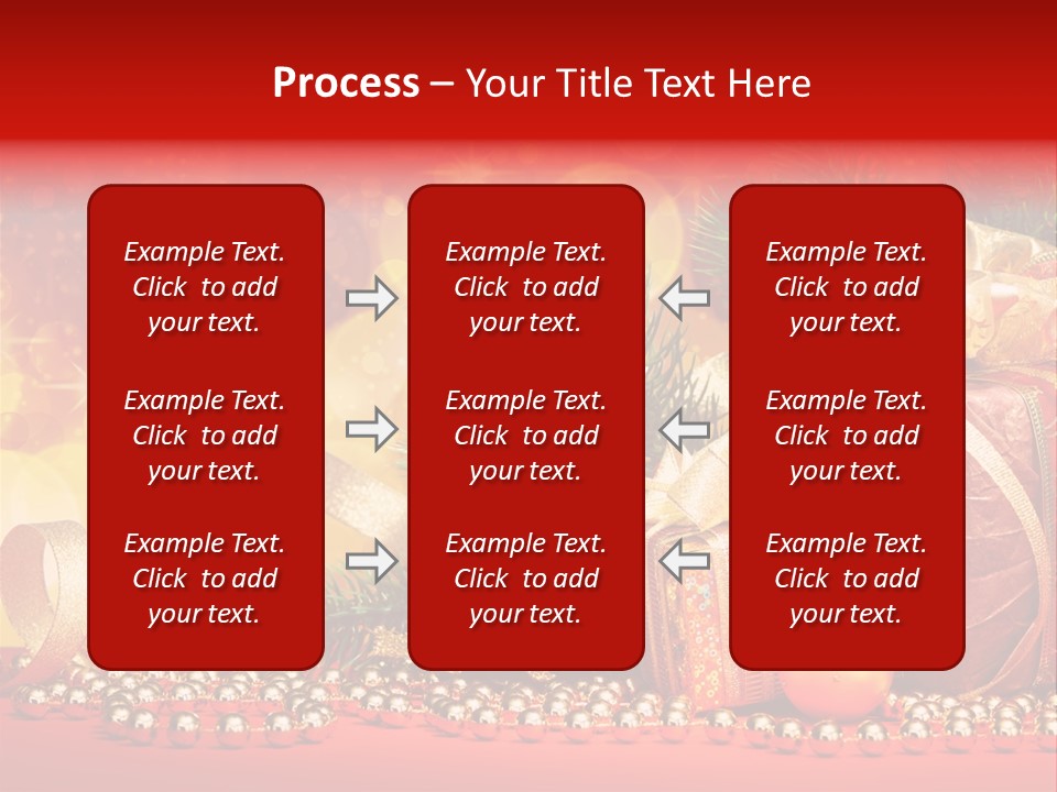 Holiday Gold Golden PowerPoint Template