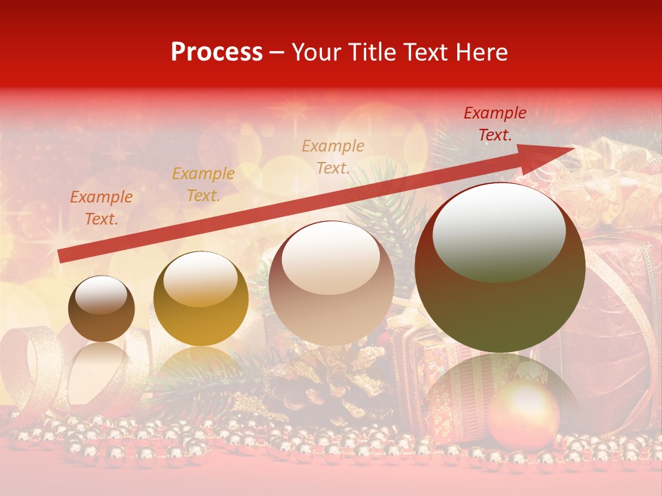 Holiday Gold Golden PowerPoint Template