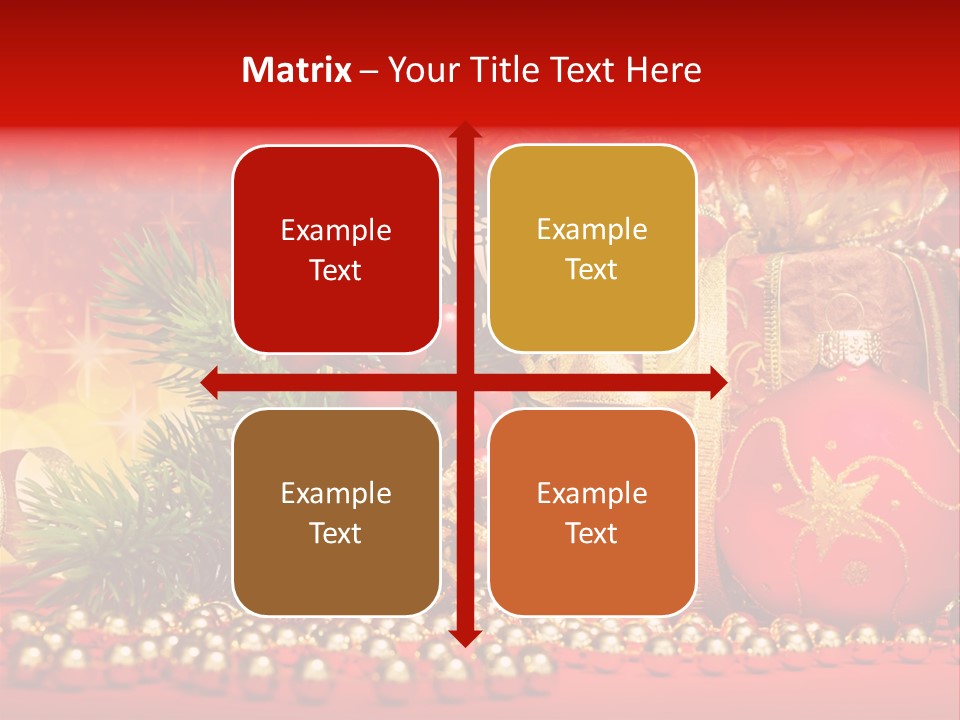 Present Christmas Gift PowerPoint Template