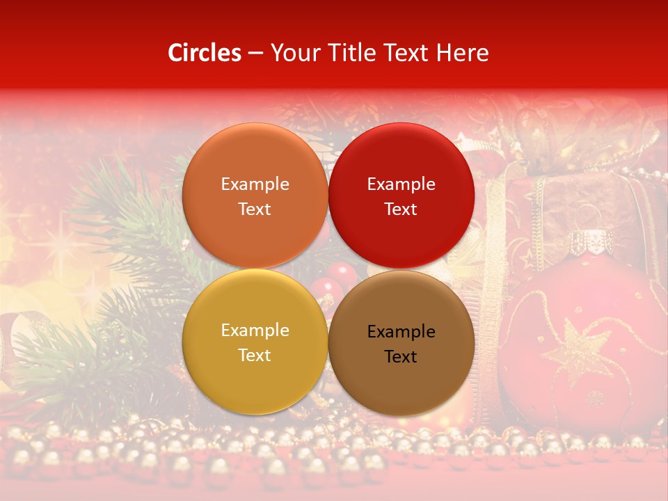 Present Christmas Gift PowerPoint Template