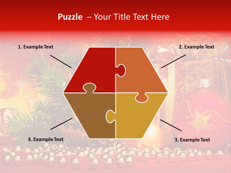 Present Christmas Gift PowerPoint Template