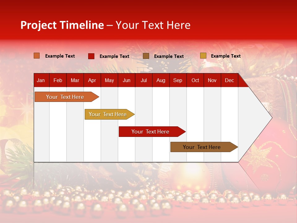 Present Christmas Gift PowerPoint Template