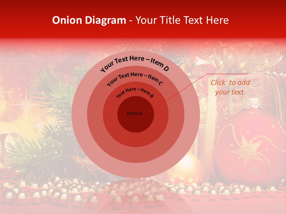 Present Christmas Gift PowerPoint Template