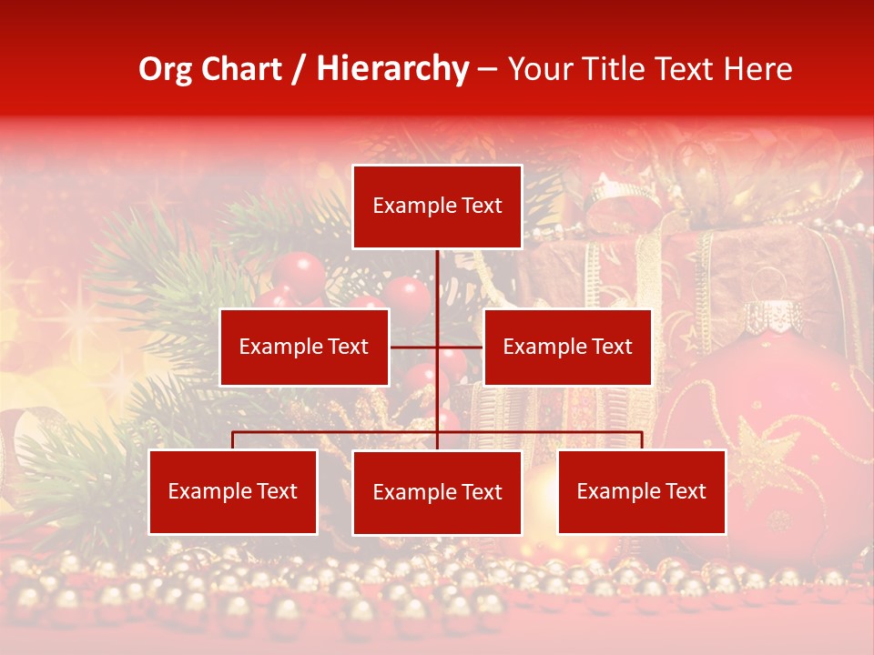 Present Christmas Gift PowerPoint Template