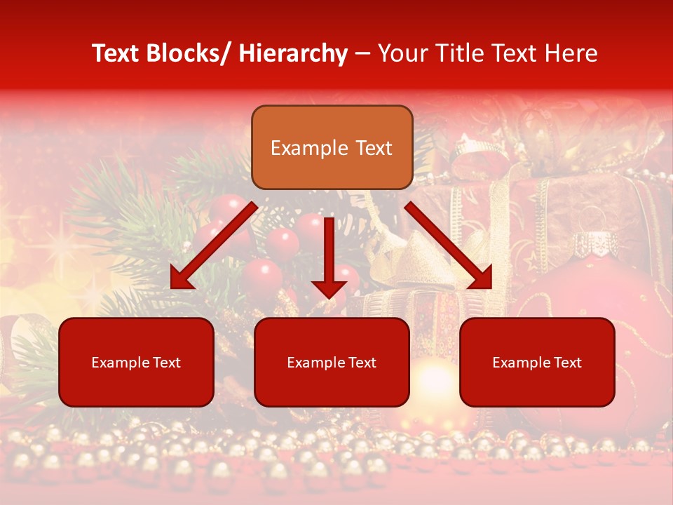 Present Christmas Gift PowerPoint Template