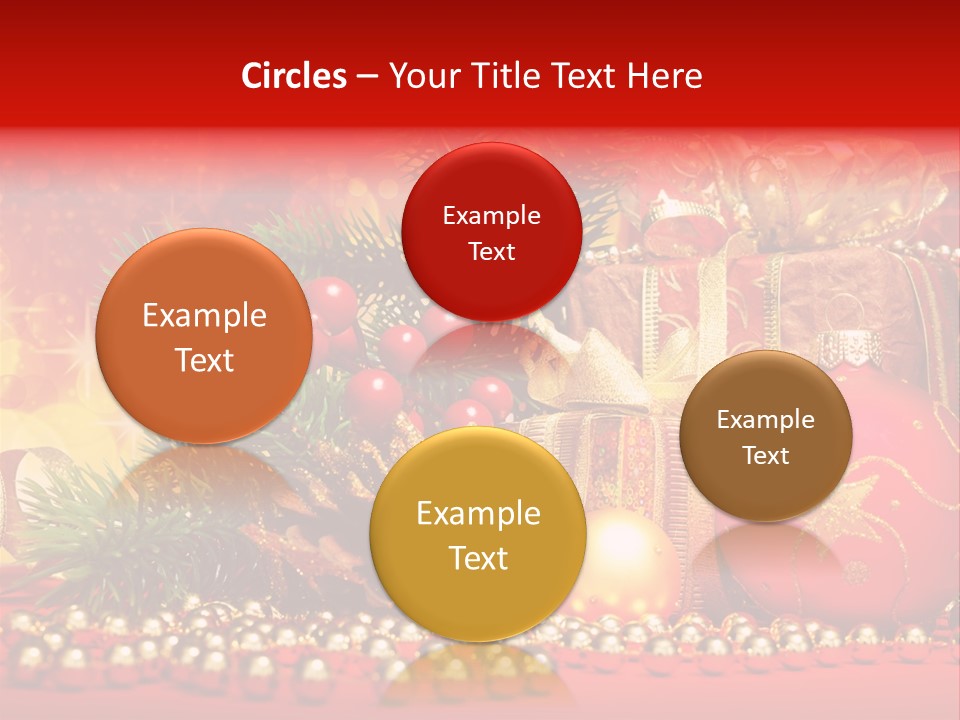 Present Christmas Gift PowerPoint Template